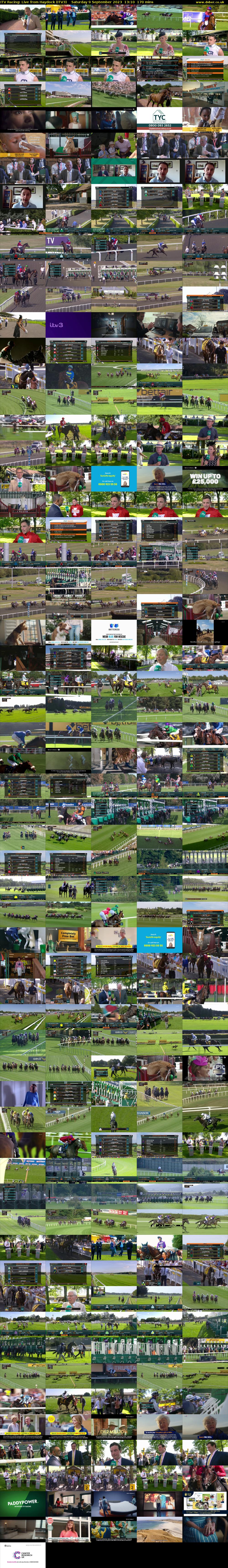 ITV Racing: Live from Haydock (ITV3) Saturday 9 September 2023 13:10 - 16:00