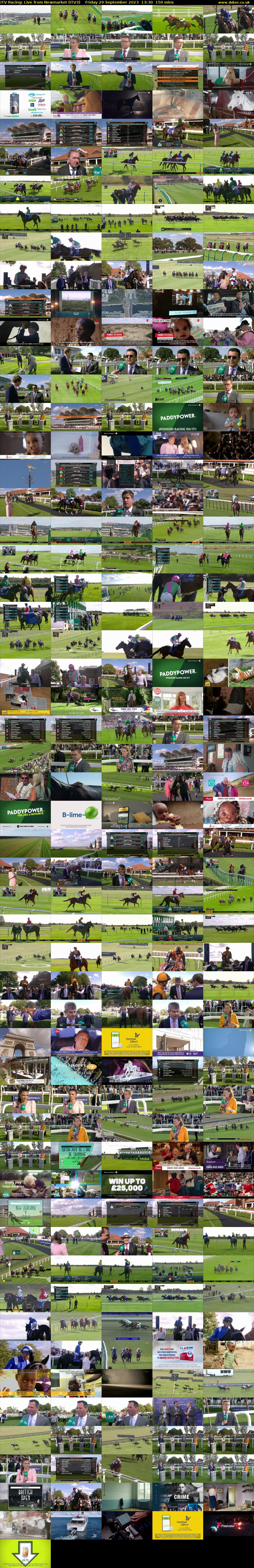 ITV Racing: Live from Newmarket (ITV3) Friday 29 September 2023 13:30 - 16:00