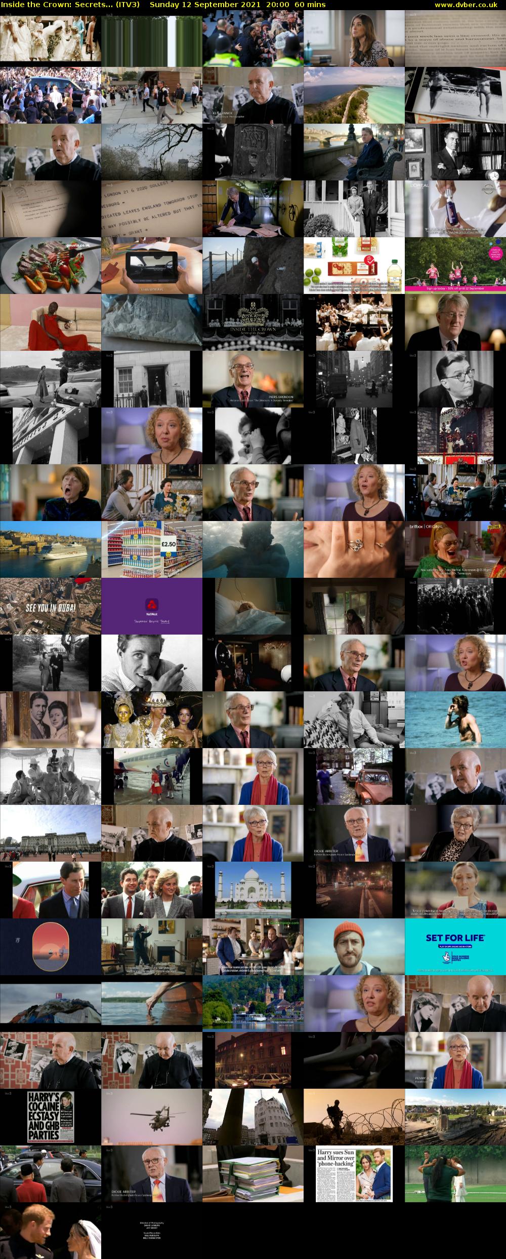 Inside the Crown: Secrets... (ITV3) Sunday 12 September 2021 20:00 - 21:00