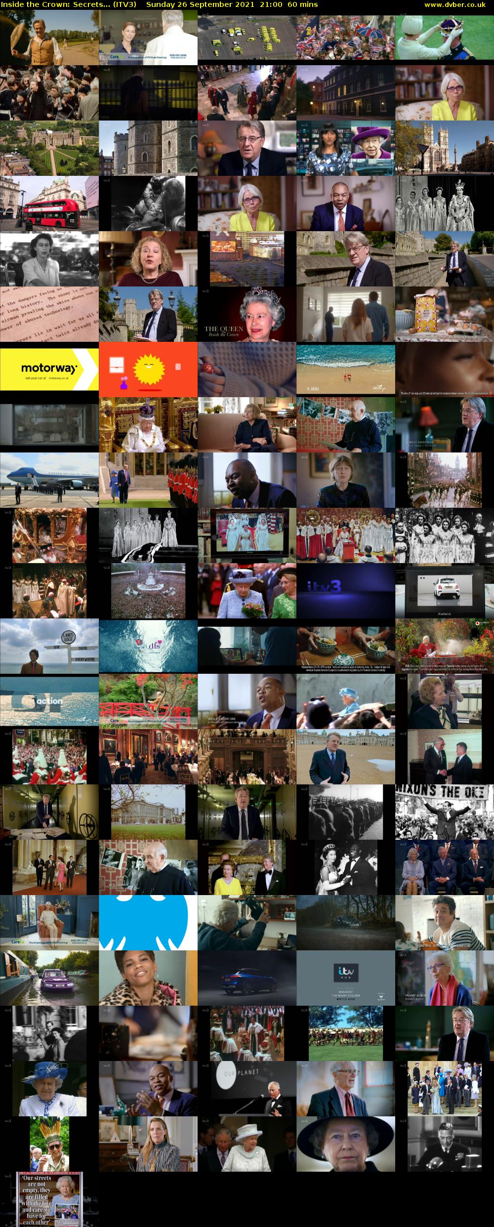 Inside the Crown: Secrets... (ITV3) Sunday 26 September 2021 21:00 - 22:00