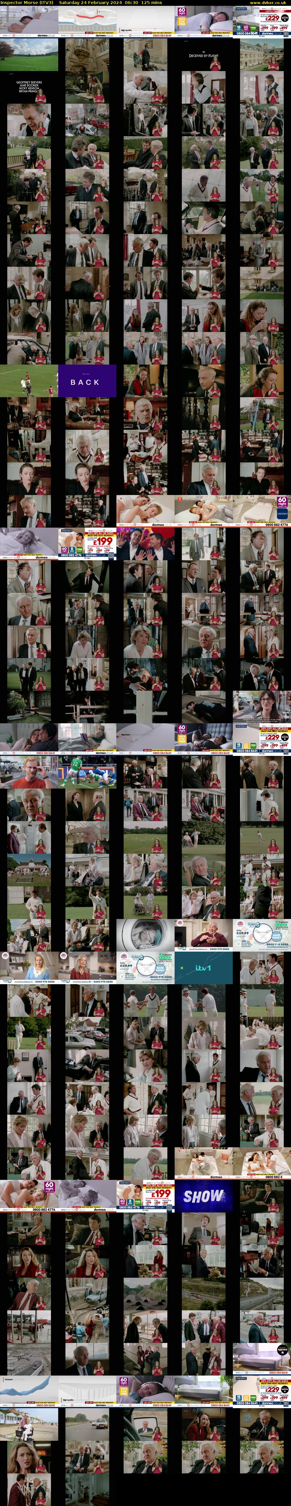 Inspector Morse (ITV3) Saturday 24 February 2024 06:30 - 08:35