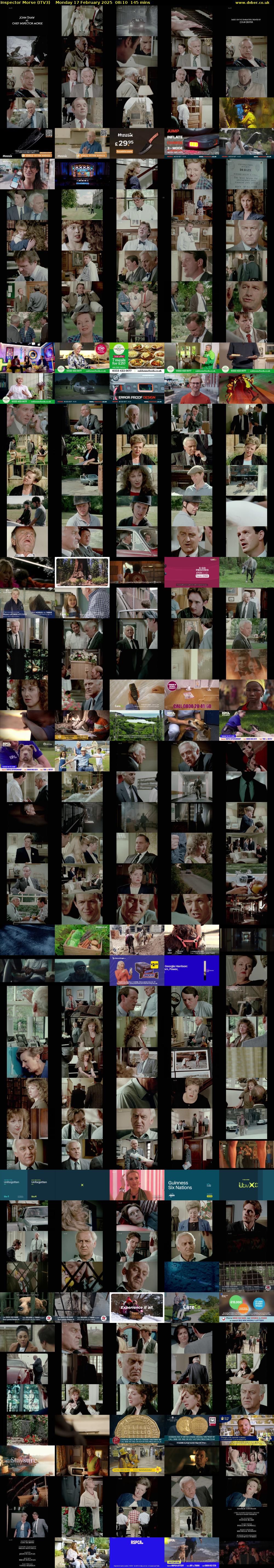Inspector Morse (ITV3) Monday 17 February 2025 08:10 - 10:35