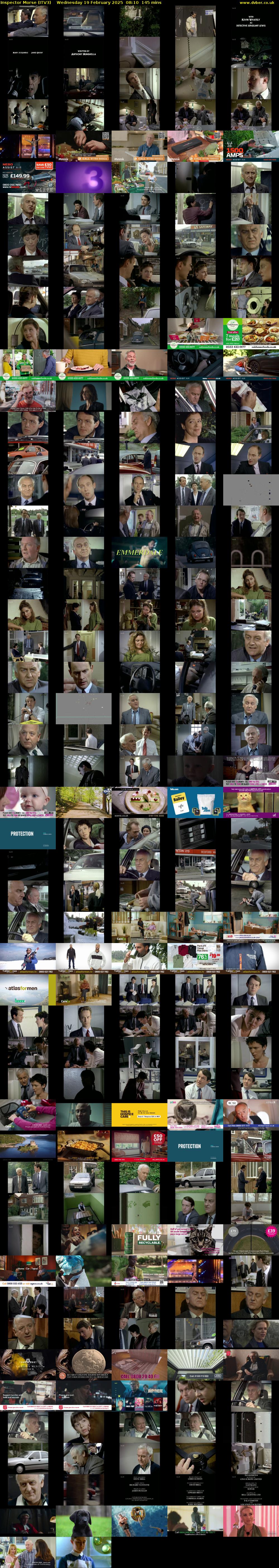 Inspector Morse (ITV3) Wednesday 19 February 2025 08:10 - 10:35