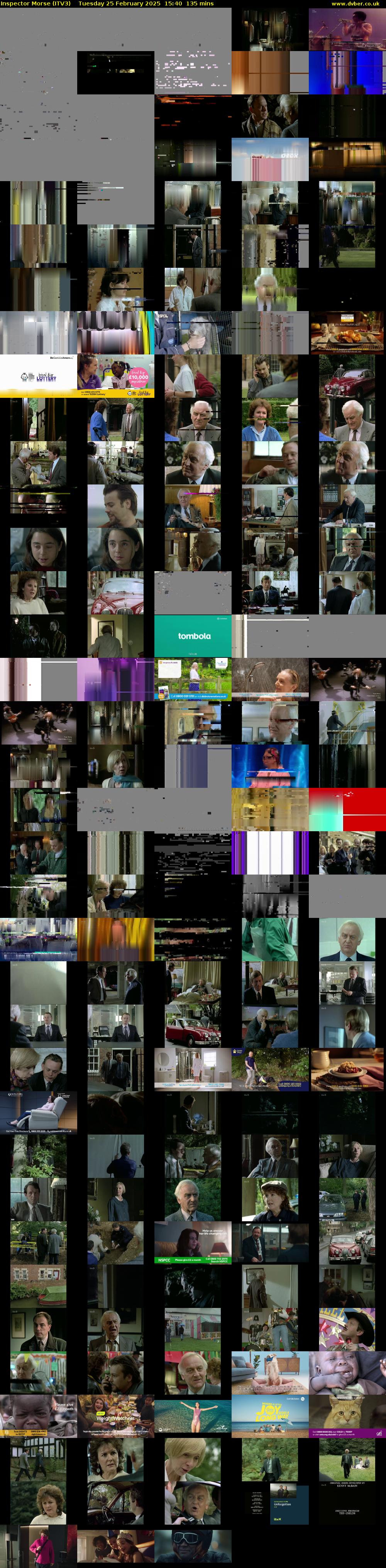 Inspector Morse (ITV3) Tuesday 25 February 2025 15:40 - 17:55
