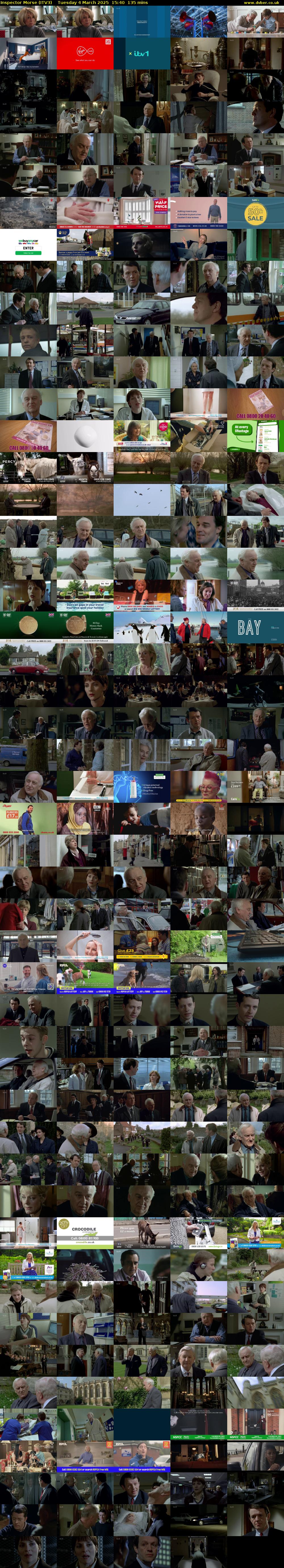 Inspector Morse (ITV3) Tuesday 4 March 2025 15:40 - 17:55