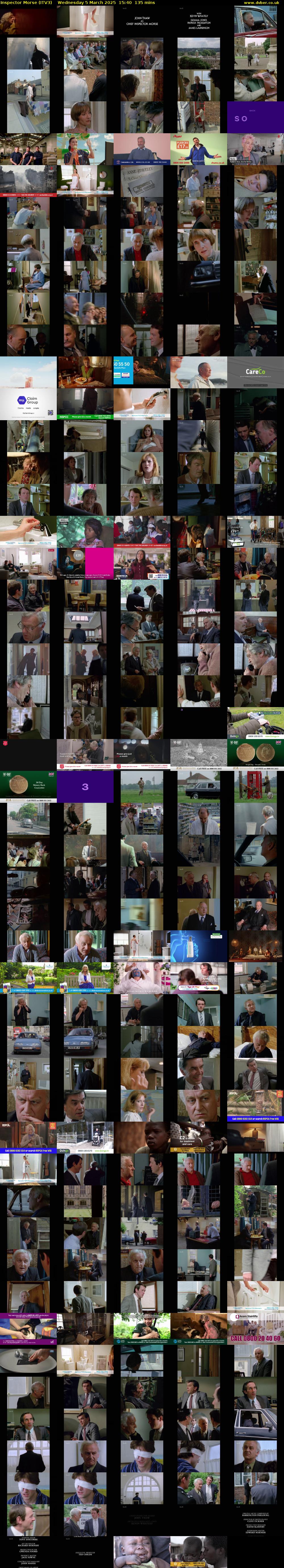Inspector Morse (ITV3) Wednesday 5 March 2025 15:40 - 17:55