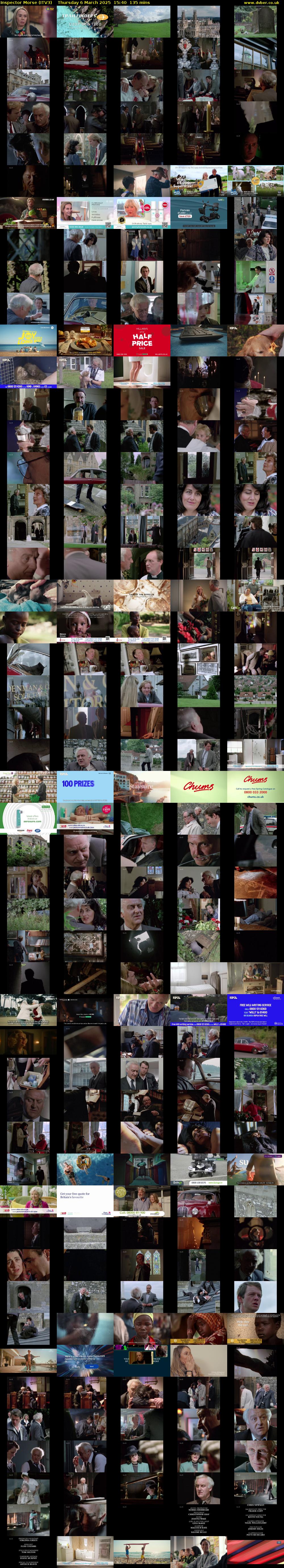 Inspector Morse (ITV3) Thursday 6 March 2025 15:40 - 17:55