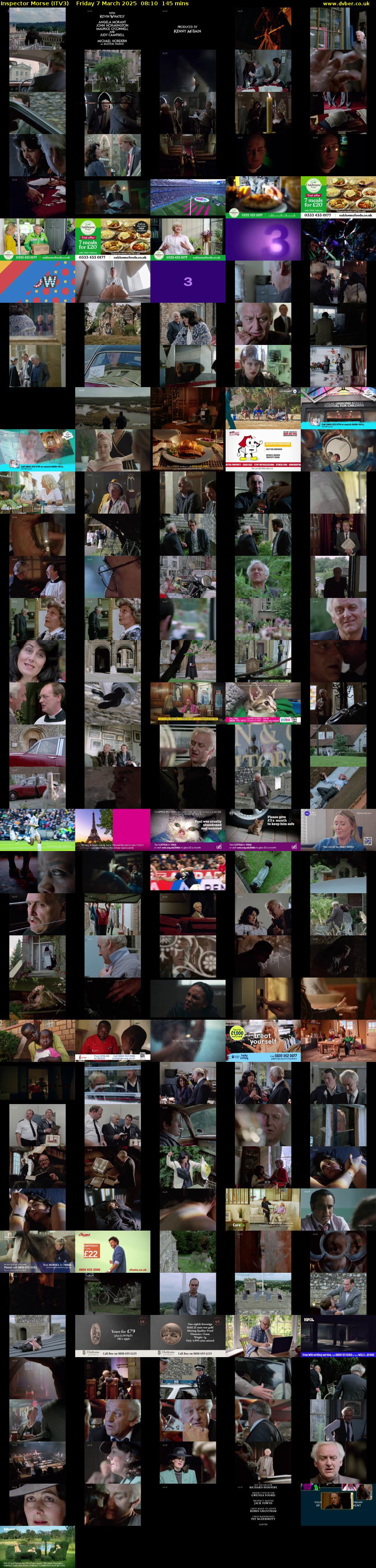Inspector Morse (ITV3) Friday 7 March 2025 08:10 - 10:35