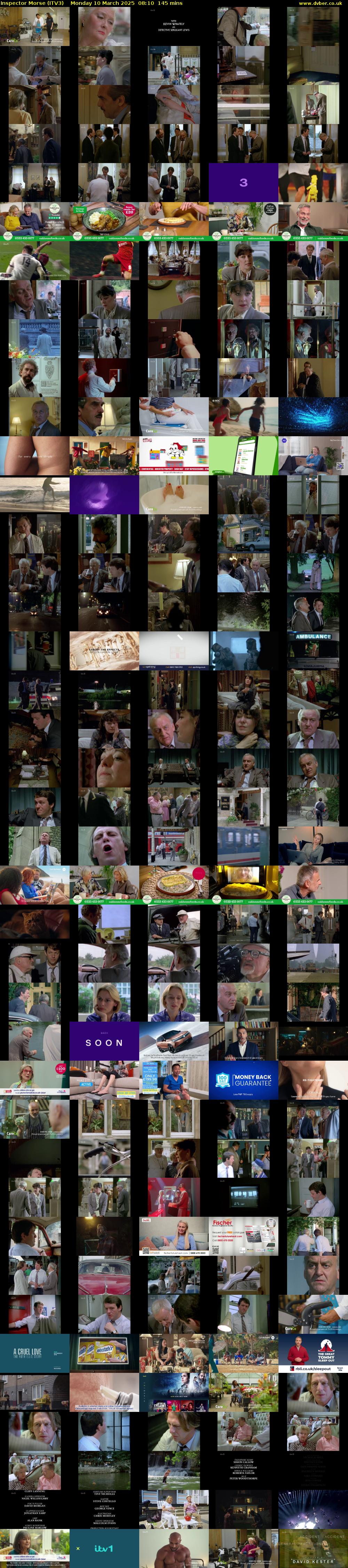 Inspector Morse (ITV3) Monday 10 March 2025 08:10 - 10:35