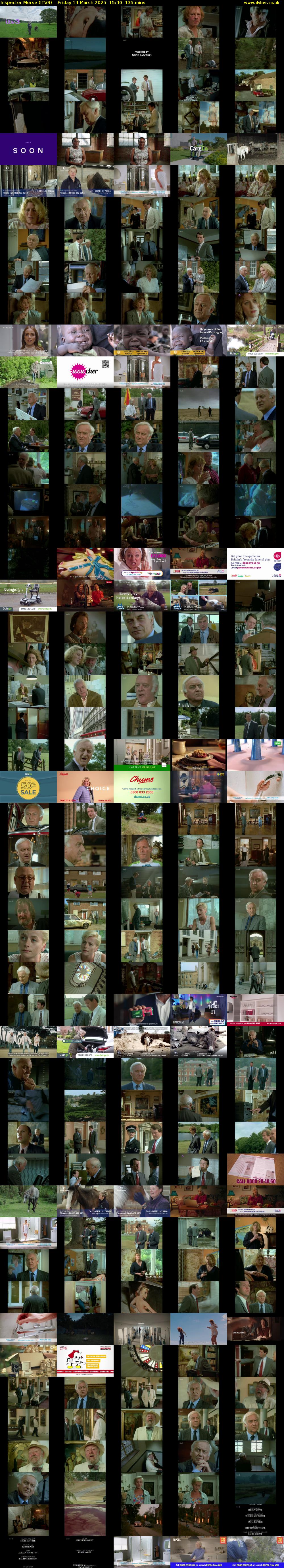 Inspector Morse (ITV3) Friday 14 March 2025 15:40 - 17:55