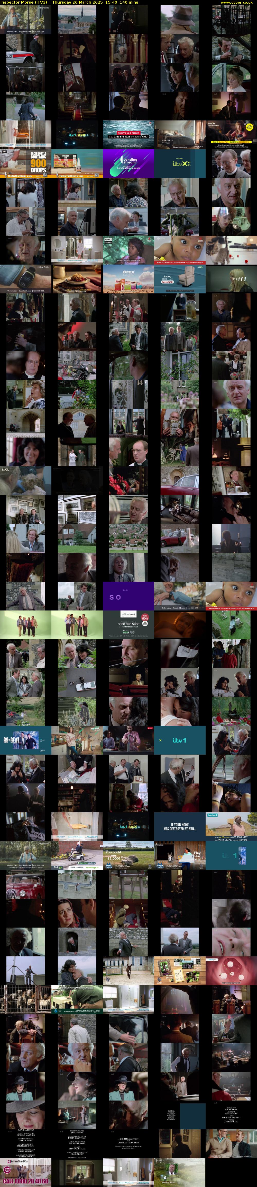Inspector Morse (ITV3) Thursday 20 March 2025 15:40 - 18:00