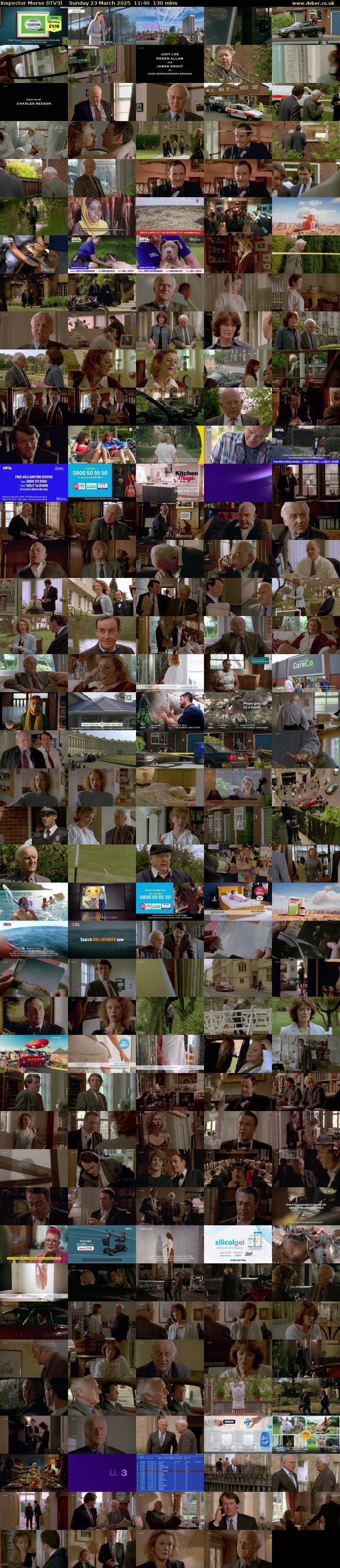 Inspector Morse (ITV3) Sunday 23 March 2025 11:40 - 13:50