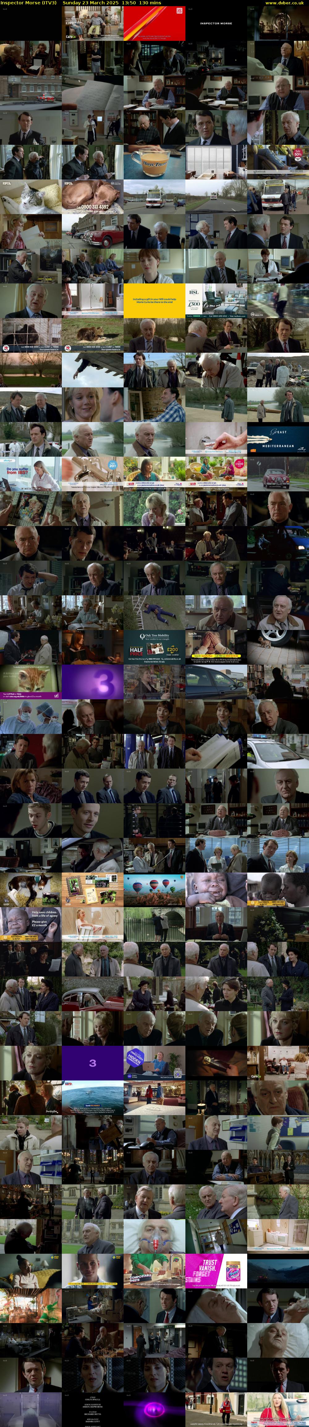 Inspector Morse (ITV3) Sunday 23 March 2025 13:50 - 16:00