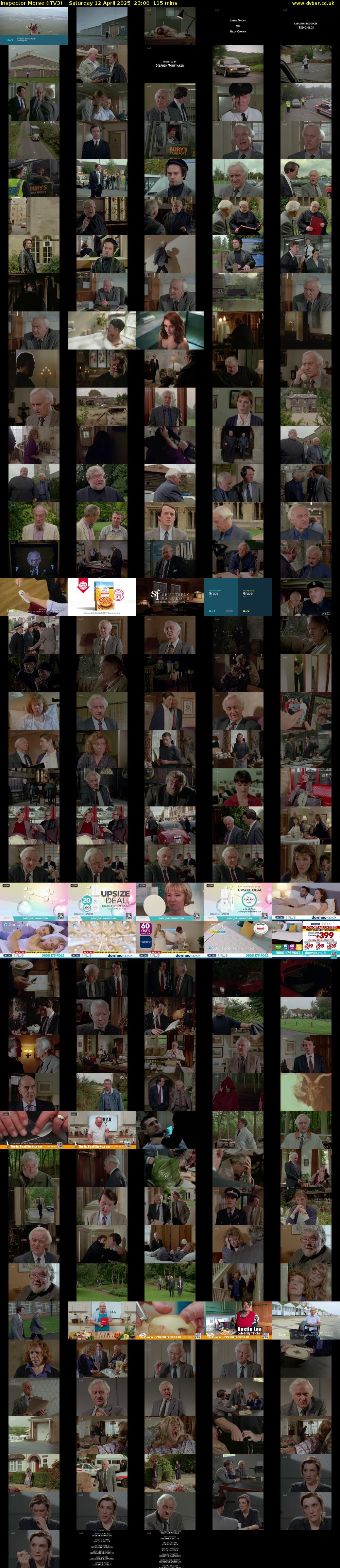 Inspector Morse (ITV3) Saturday 12 April 2025 23:00 - 00:55
