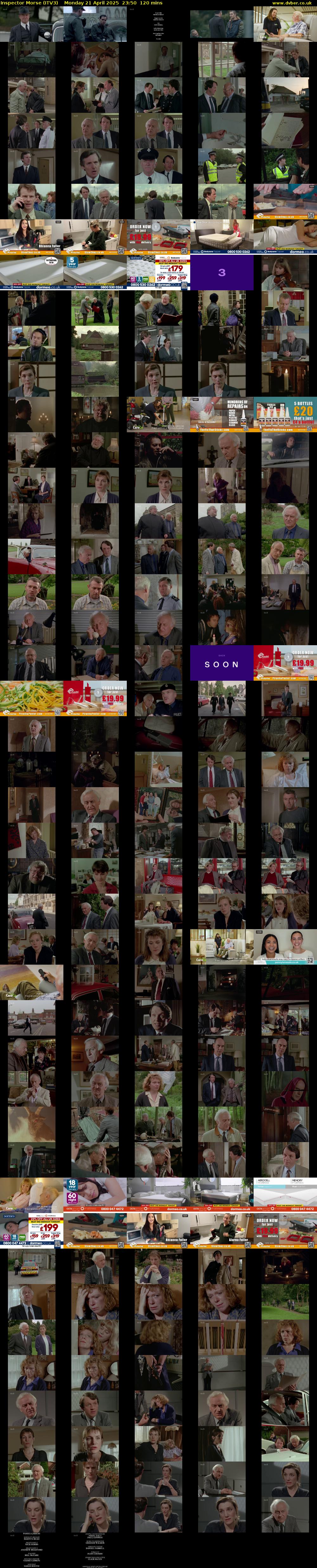 Inspector Morse (ITV3) Monday 21 April 2025 23:50 - 01:50
