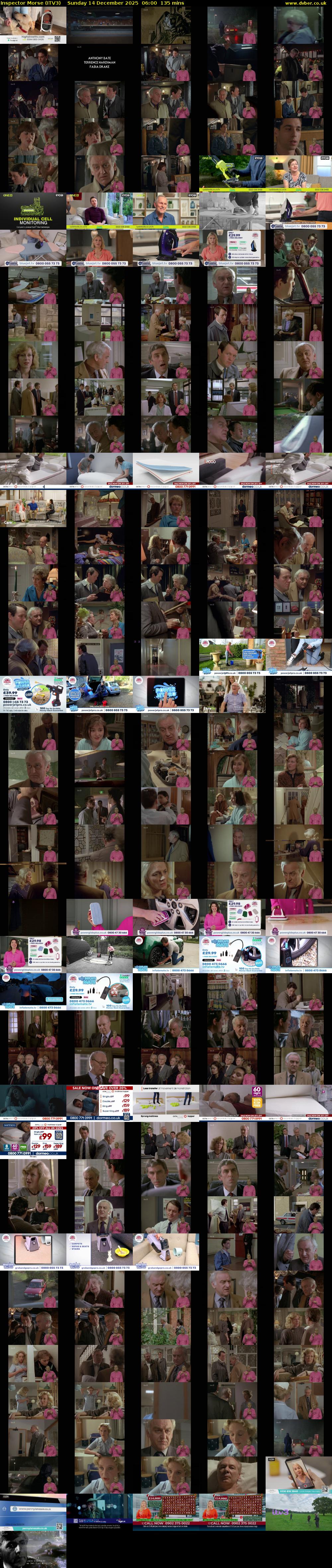 Inspector Morse (ITV3) Sunday 14 December 2025 06:00 - 08:15