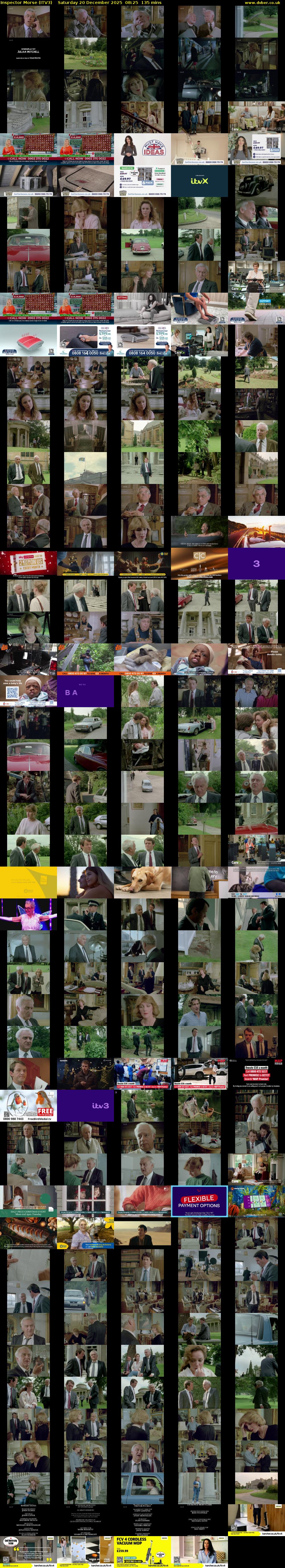Inspector Morse (ITV3) Saturday 20 December 2025 08:25 - 10:40