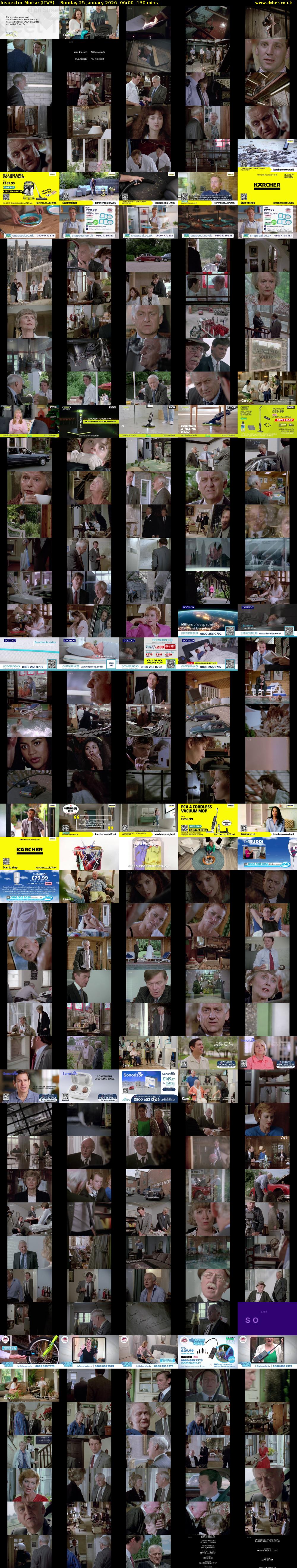 Inspector Morse (ITV3) Sunday 25 January 2026 06:00 - 08:10