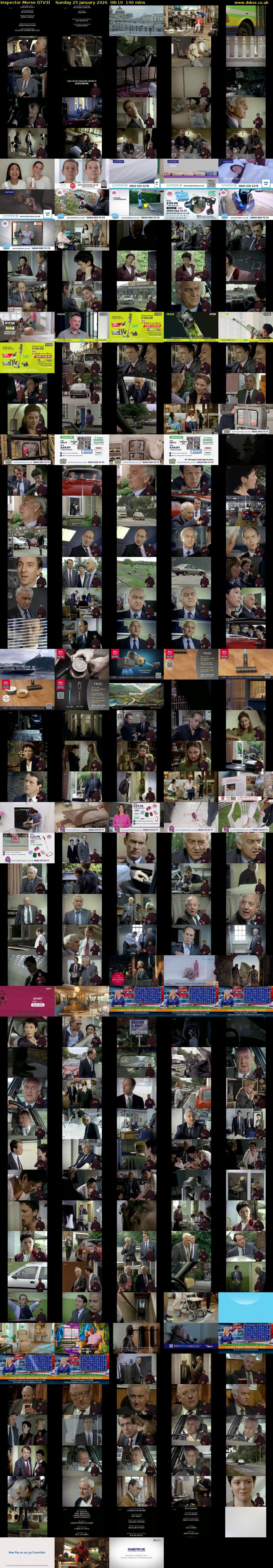 Inspector Morse (ITV3) Sunday 25 January 2026 08:10 - 10:30