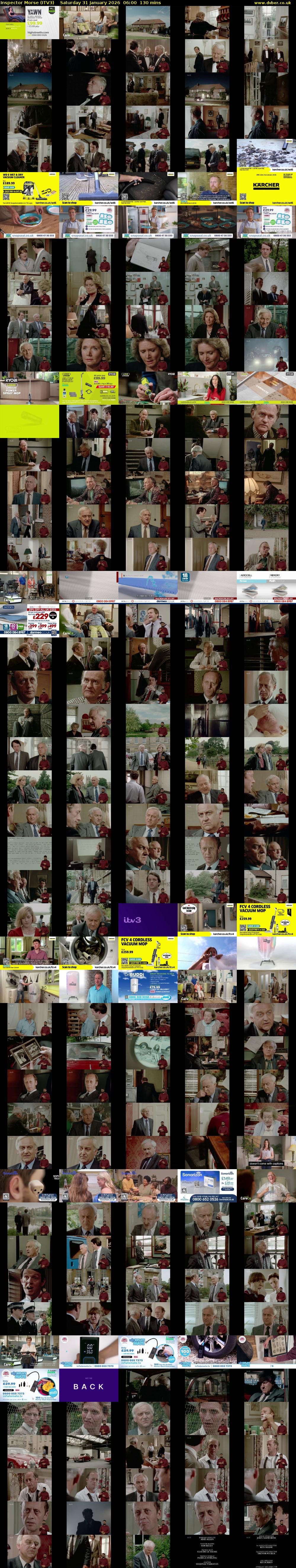 Inspector Morse (ITV3) Saturday 31 January 2026 06:00 - 08:10