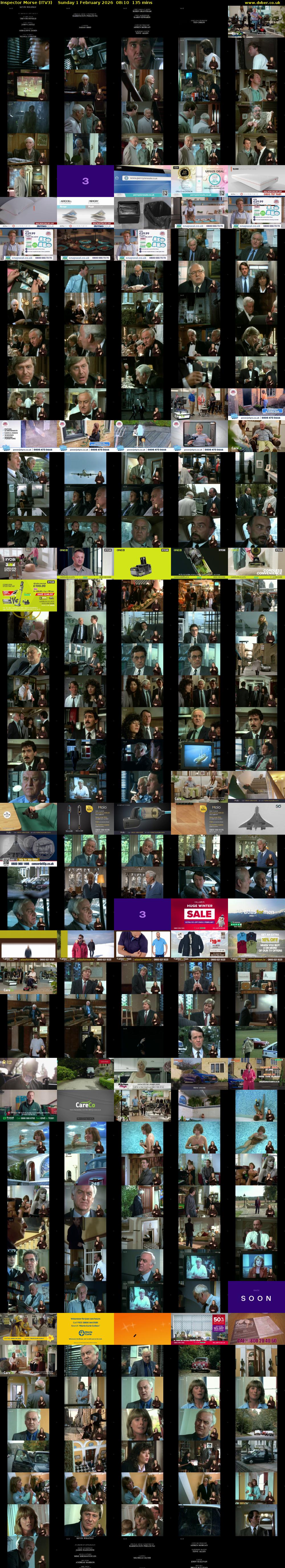 Inspector Morse (ITV3) Sunday 1 February 2026 08:10 - 10:25