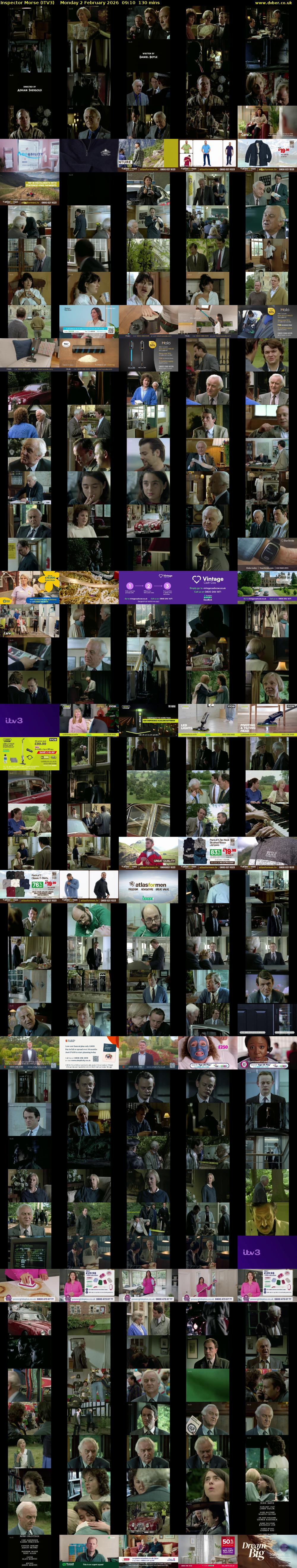 Inspector Morse (ITV3) Monday 2 February 2026 09:10 - 11:20