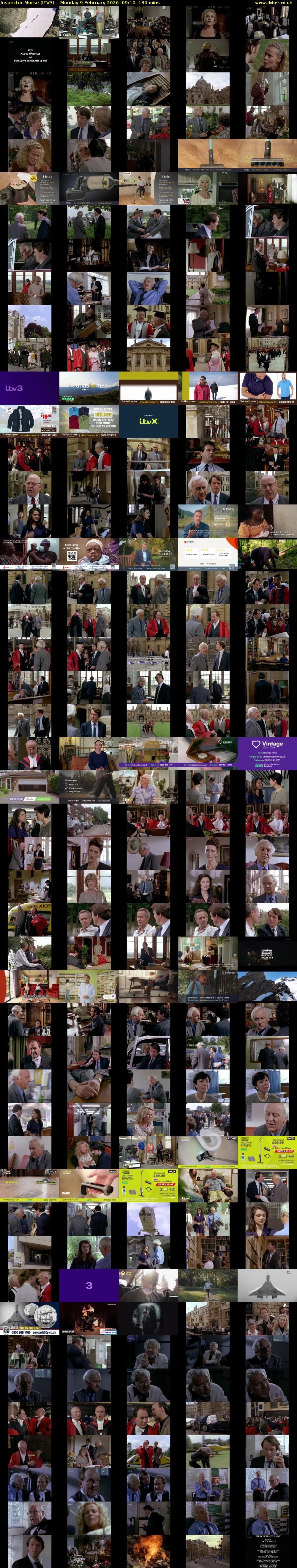 Inspector Morse (ITV3) Monday 9 February 2026 09:10 - 11:20