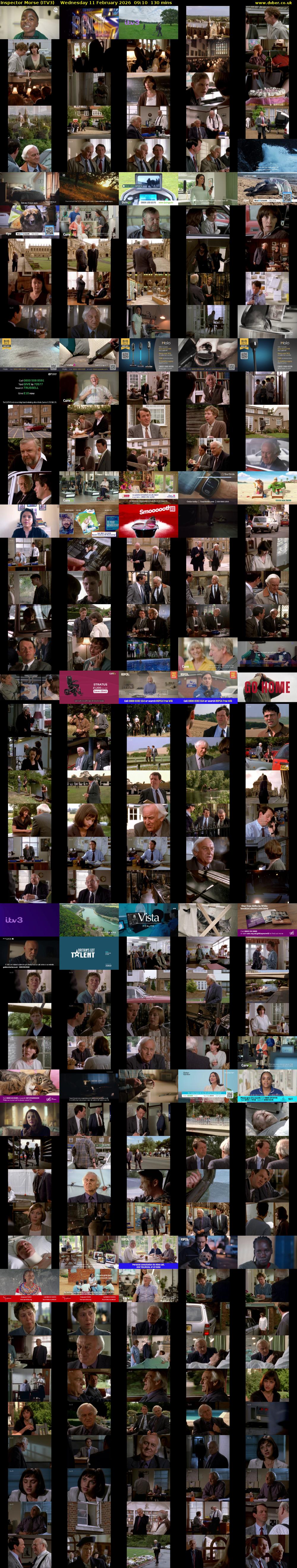 Inspector Morse (ITV3) Wednesday 11 February 2026 09:10 - 11:20