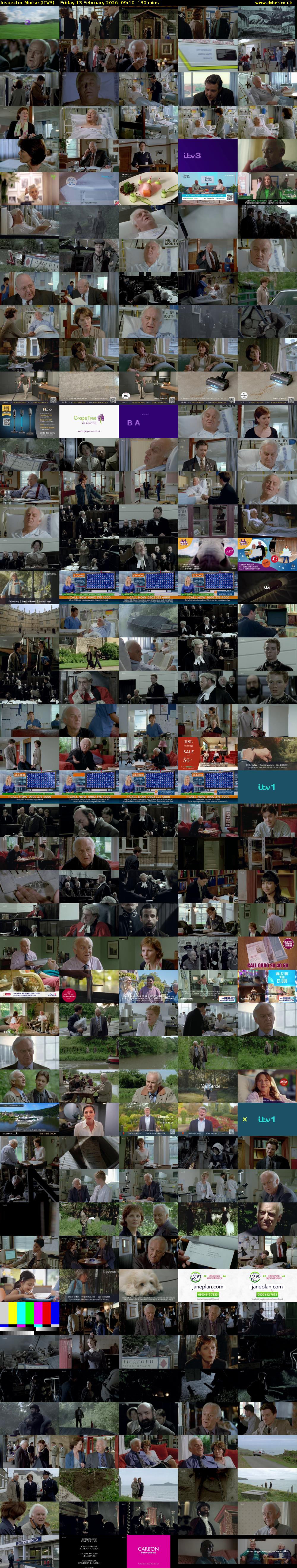Inspector Morse (ITV3) Friday 13 February 2026 09:10 - 11:20