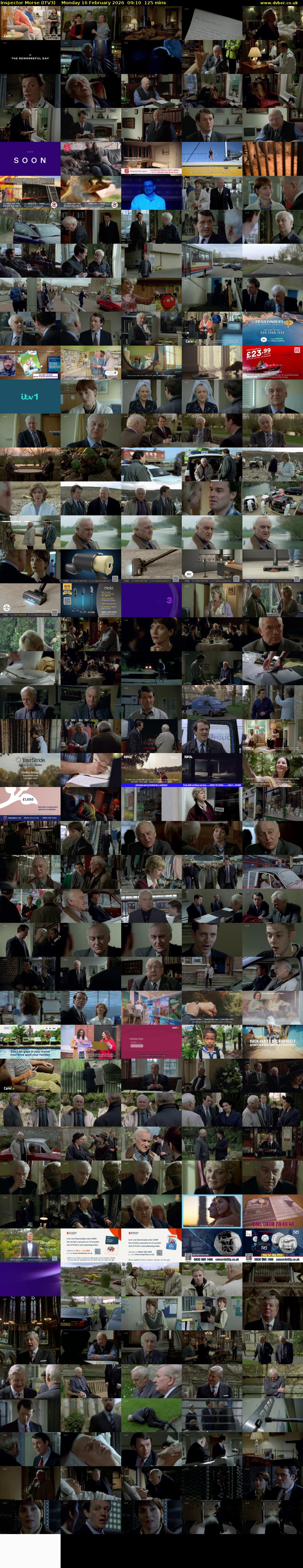 Inspector Morse (ITV3) Monday 16 February 2026 09:10 - 11:15