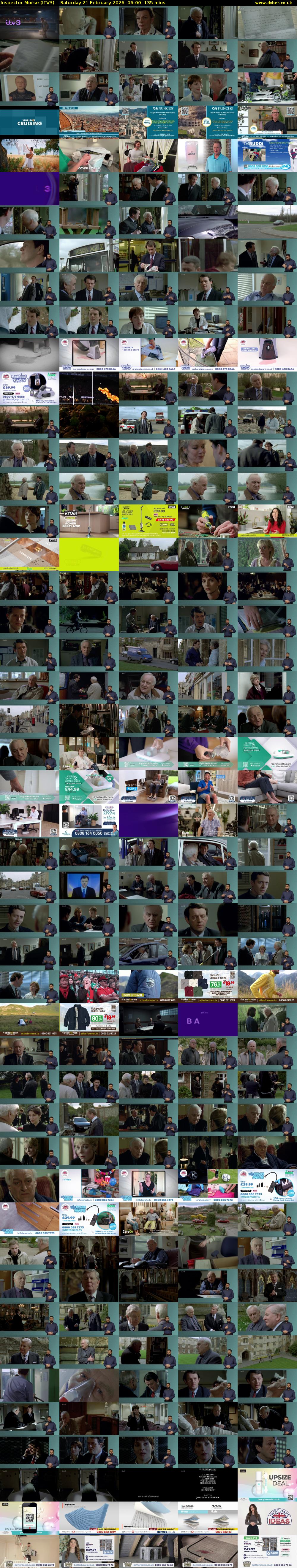 Inspector Morse (ITV3) Saturday 21 February 2026 06:00 - 08:15