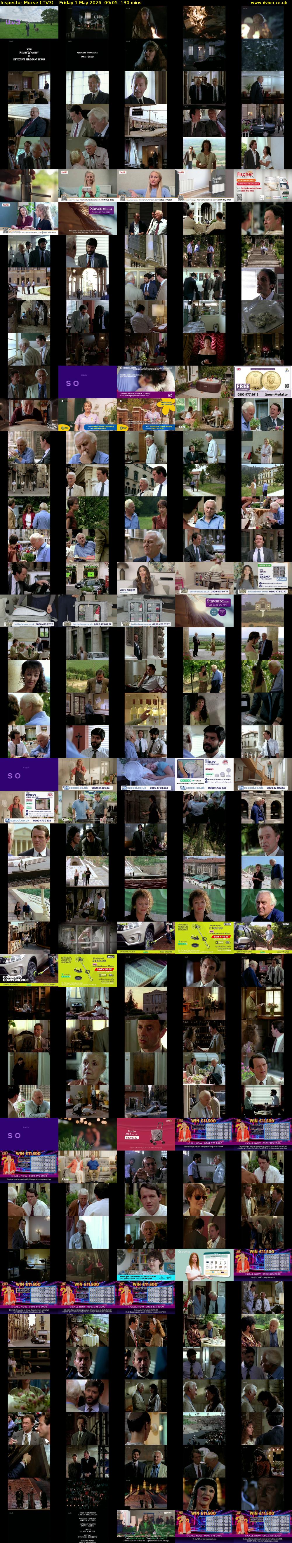 Inspector Morse (ITV3) Friday 1 May 2026 09:05 - 11:15