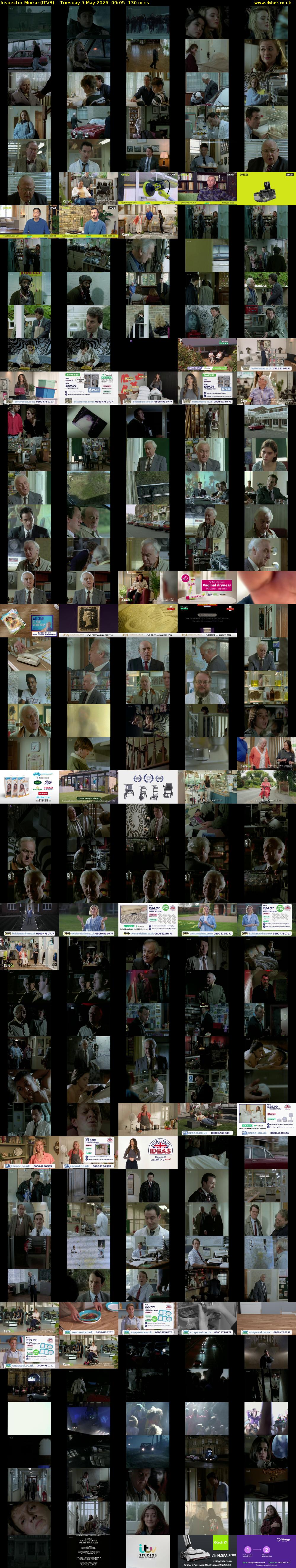Inspector Morse (ITV3) Tuesday 5 May 2026 09:05 - 11:15