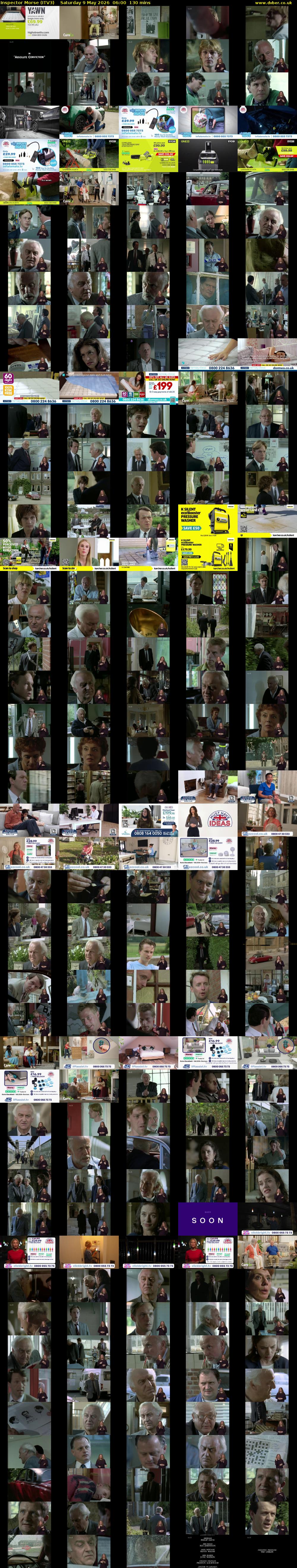 Inspector Morse (ITV3) Saturday 9 May 2026 06:00 - 08:10
