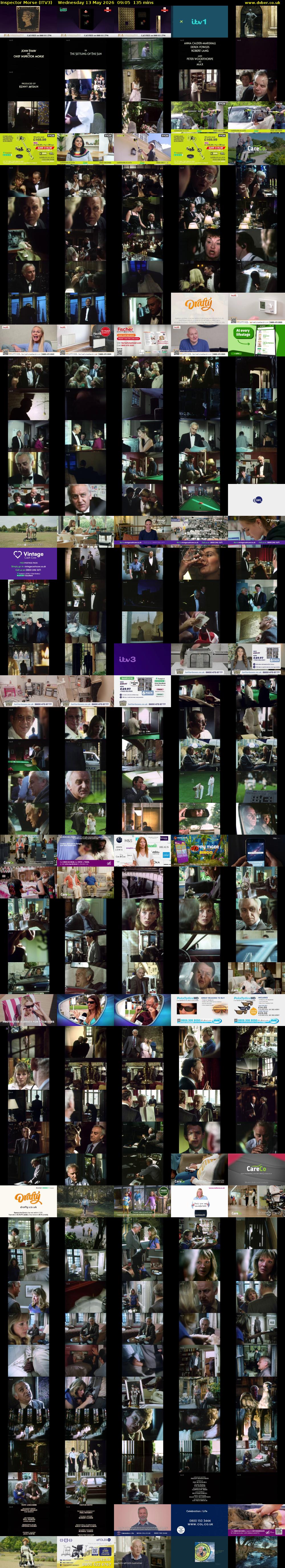 Inspector Morse (ITV3) Wednesday 13 May 2026 09:05 - 11:20