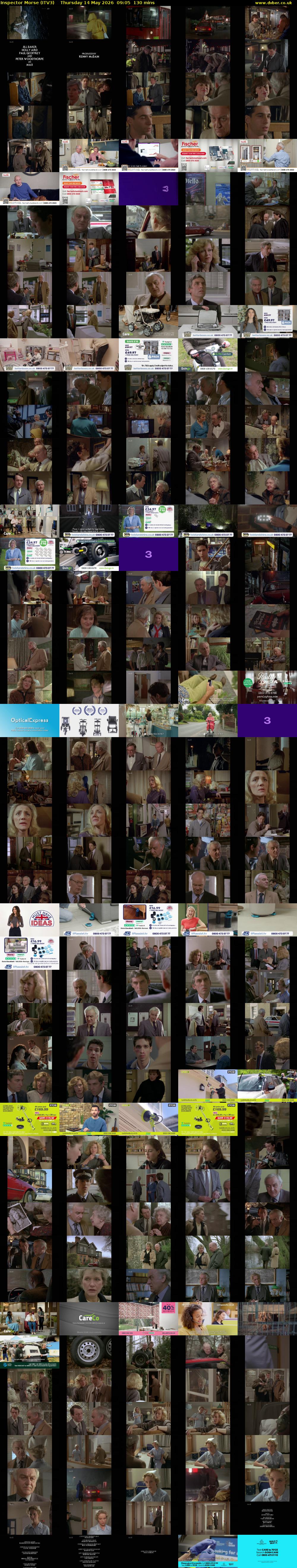 Inspector Morse (ITV3) Thursday 14 May 2026 09:05 - 11:15