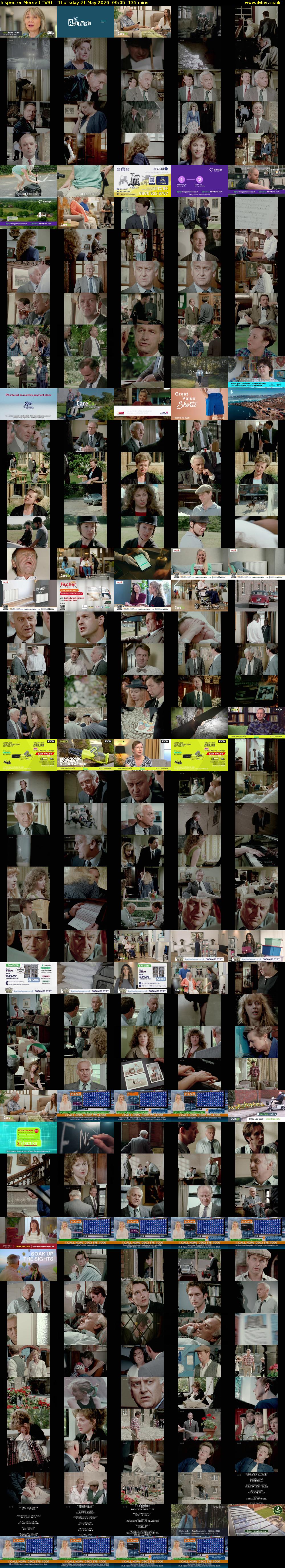 Inspector Morse (ITV3) Thursday 21 May 2026 09:05 - 11:20