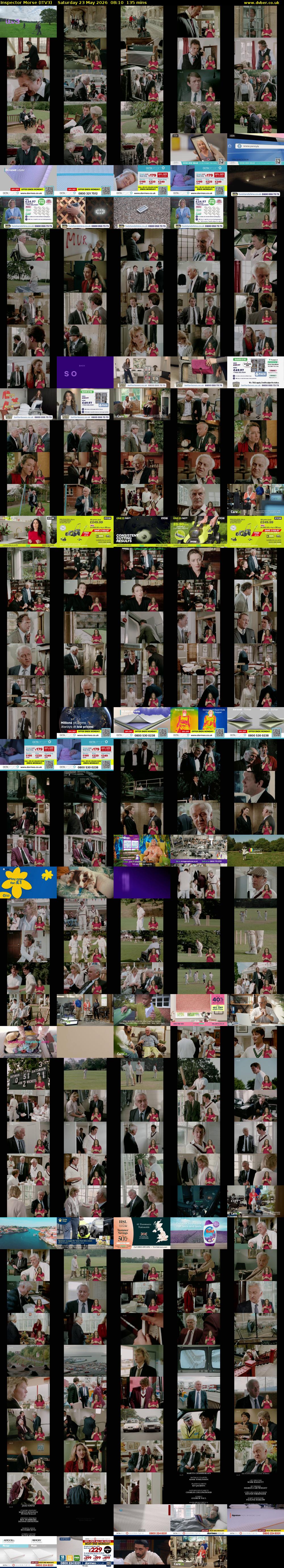 Inspector Morse (ITV3) Saturday 23 May 2026 08:10 - 10:25