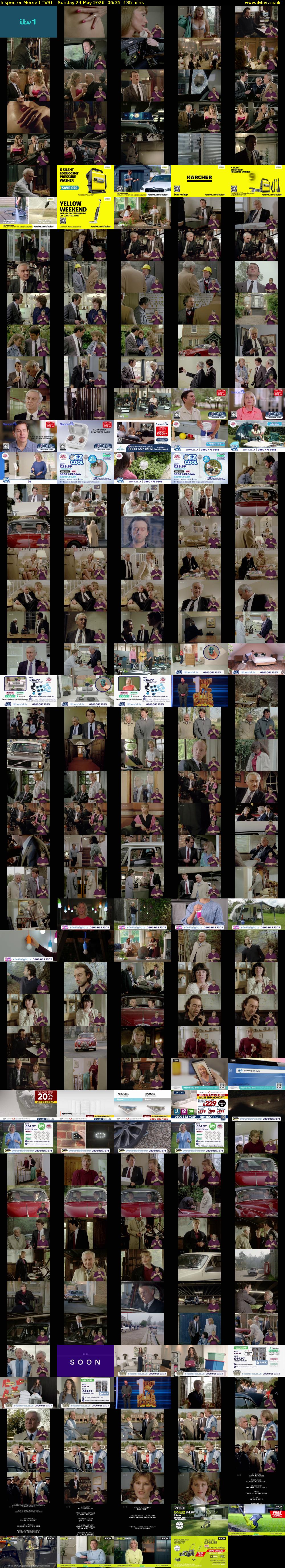 Inspector Morse (ITV3) Sunday 24 May 2026 06:35 - 08:50