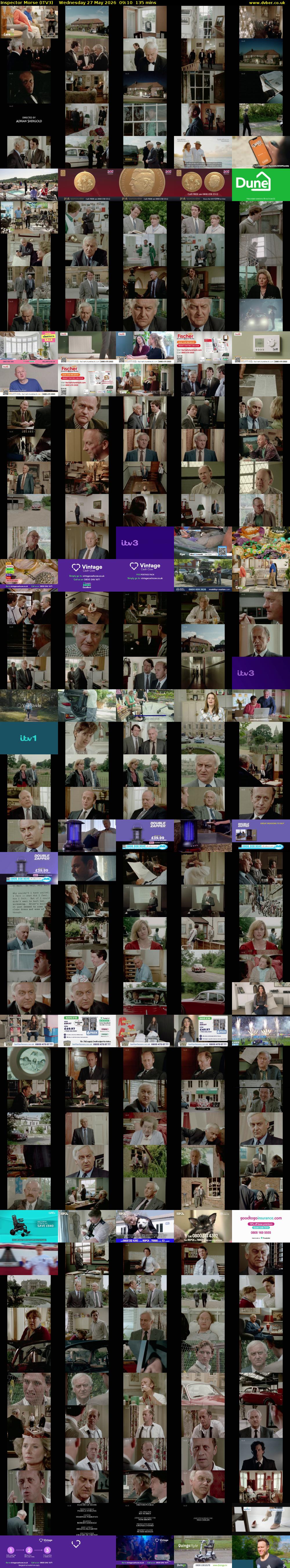 Inspector Morse (ITV3) Wednesday 27 May 2026 09:10 - 11:25