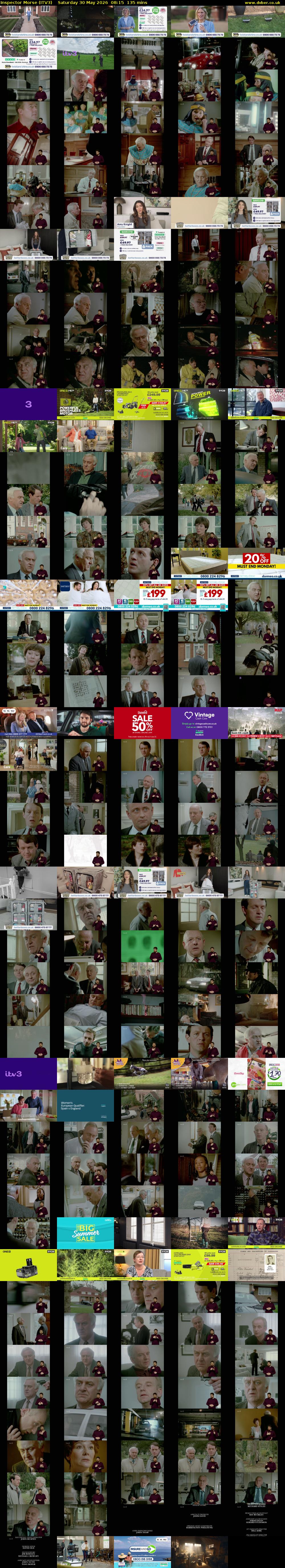Inspector Morse (ITV3) Saturday 30 May 2026 08:15 - 10:30