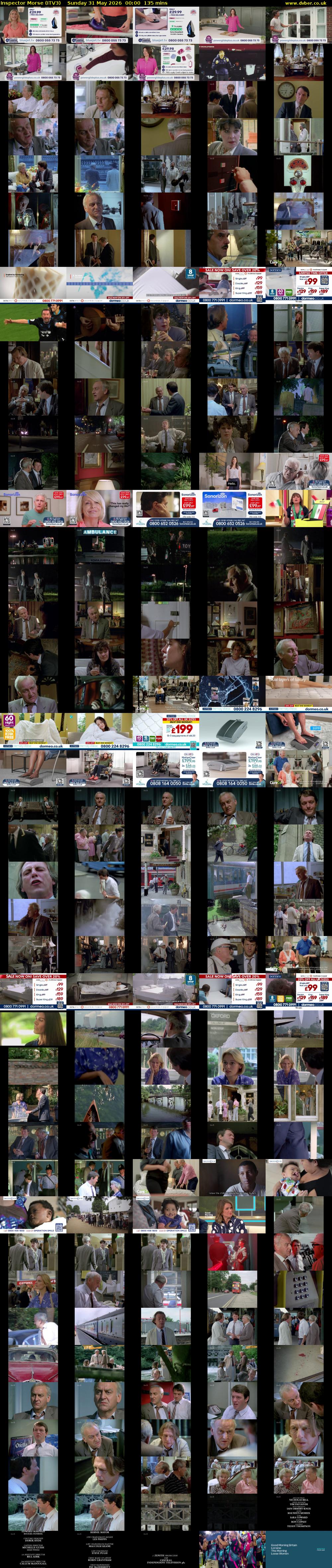 Inspector Morse (ITV3) Sunday 31 May 2026 00:00 - 02:15