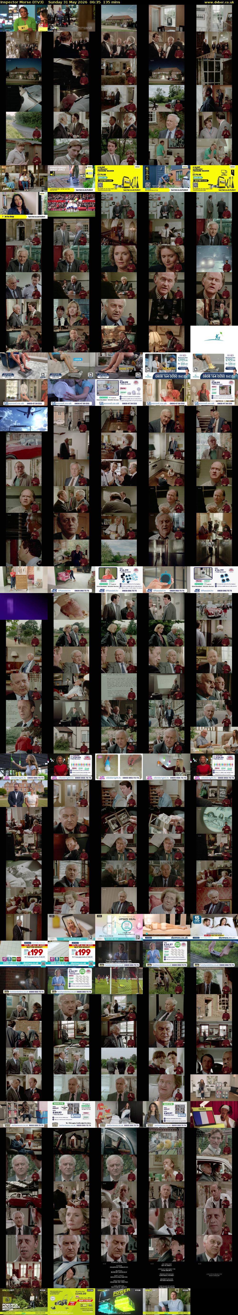 Inspector Morse (ITV3) Sunday 31 May 2026 06:35 - 08:50