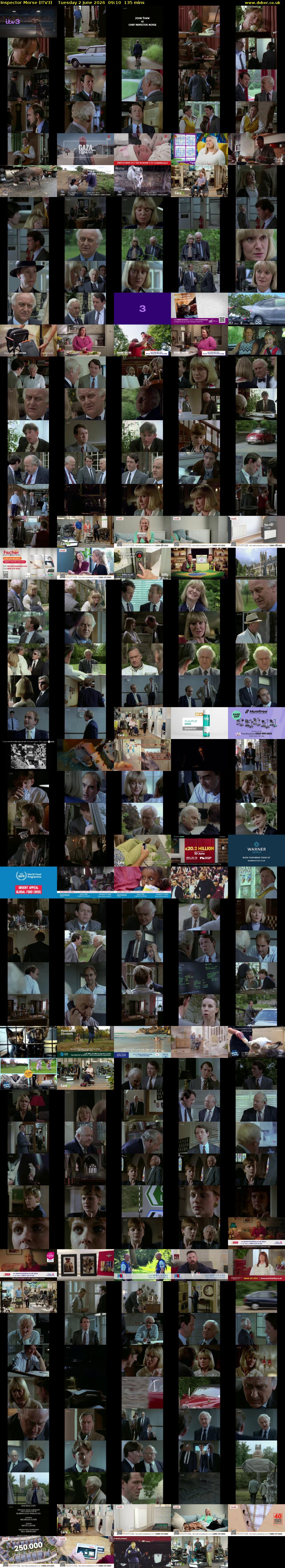 Inspector Morse (ITV3) Tuesday 2 June 2026 09:10 - 11:25