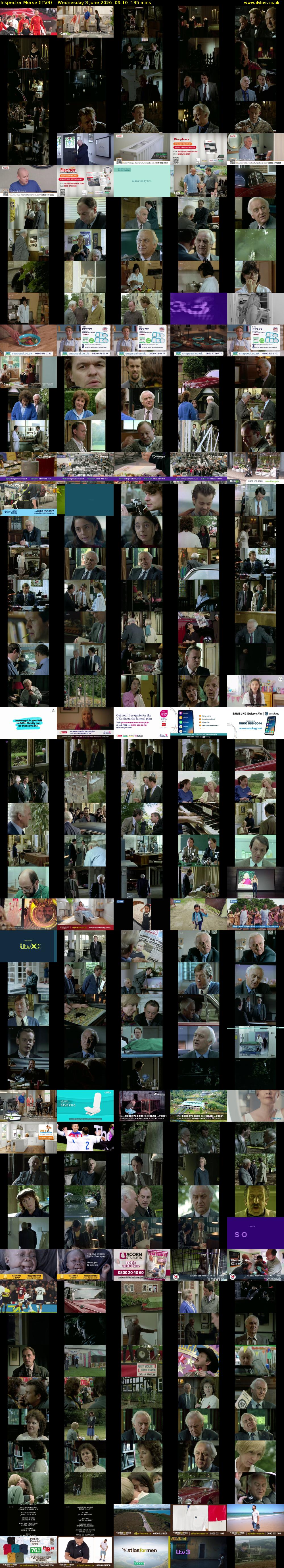 Inspector Morse (ITV3) Wednesday 3 June 2026 09:10 - 11:25