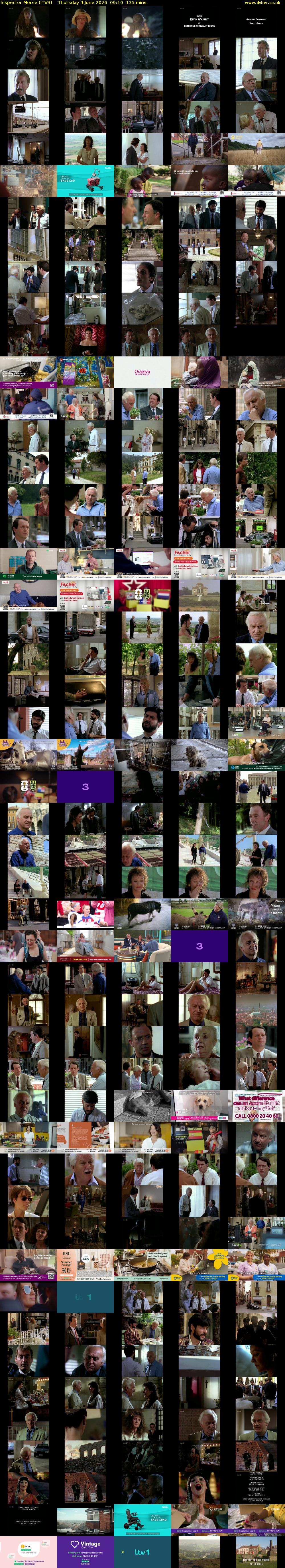 Inspector Morse (ITV3) Thursday 4 June 2026 09:10 - 11:25