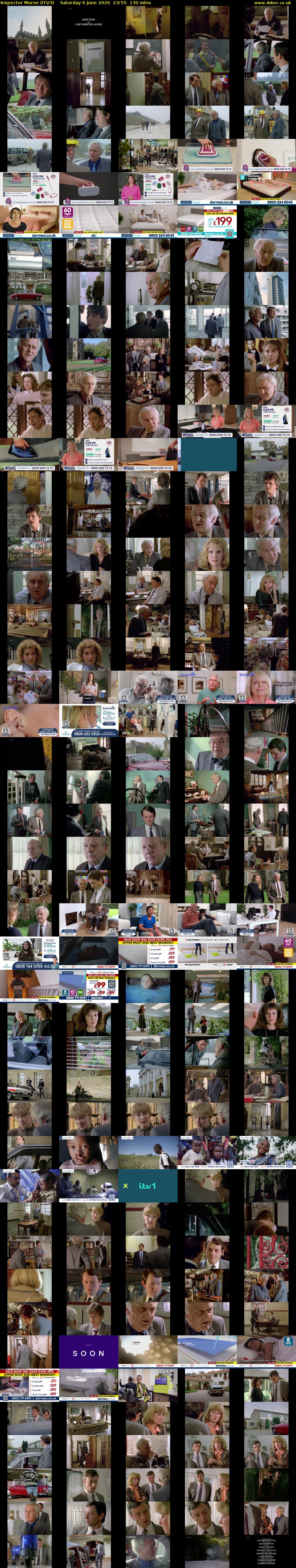 Inspector Morse (ITV3) Saturday 6 June 2026 23:55 - 02:05