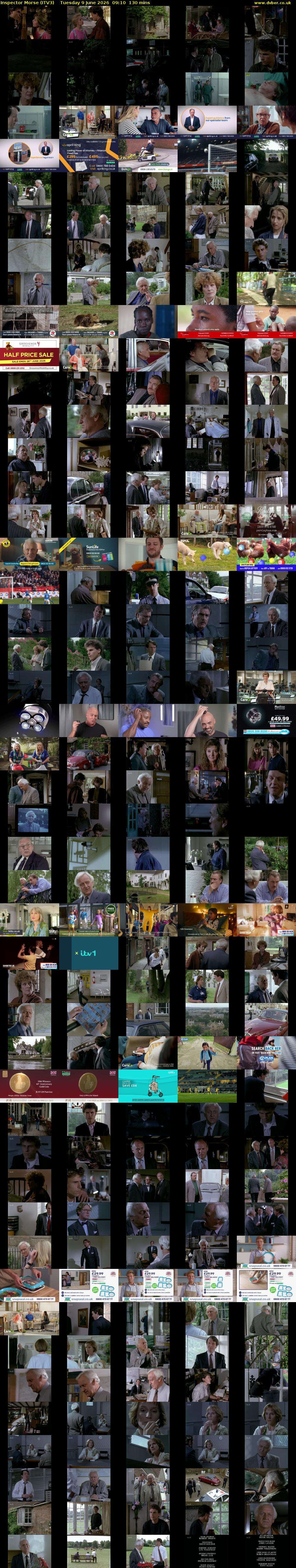 Inspector Morse (ITV3) Tuesday 9 June 2026 09:10 - 11:20