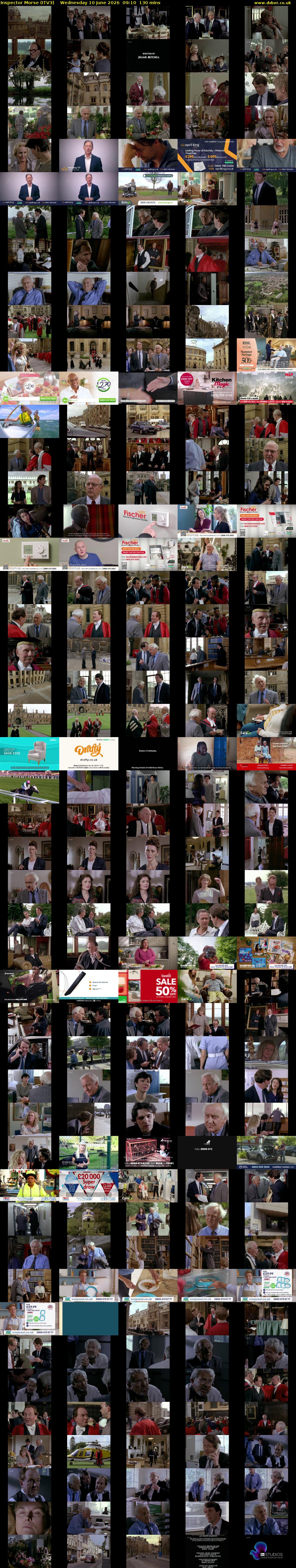 Inspector Morse (ITV3) Wednesday 10 June 2026 09:10 - 11:20