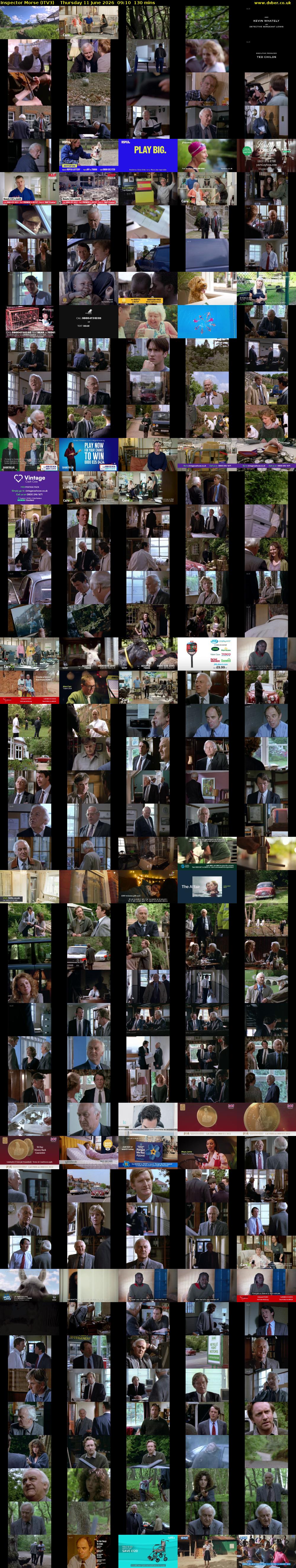 Inspector Morse (ITV3) Thursday 11 June 2026 09:10 - 11:20